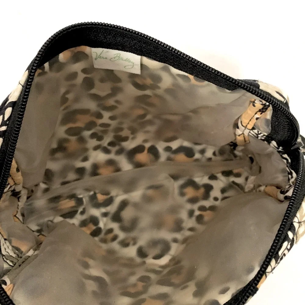 Vera Bradley Quilted Floral & Animal Print Cosmetic Bag